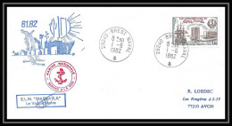 7688 Escorteur D'escadre Du Chayla 1982 Poste Navale Militaire Signe (Signed Autograph) France Lettre (cover) - Scheepspost