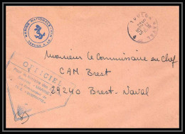 7660 Escorteur D'escadre Guepratte 1975poste Navale Militaire Signe (Signed Autograph) France Lettre (cover) - Naval Post