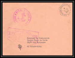 7648 Montcalm Fregate Anti-sous-marine 1969 Poste Navale Militaire Signe (Signed Autograph) France Lettre (cover) - Poste Navale