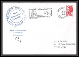 7632 Le Surout Navire Polyvalent De Recherches Oceanographiques 1984 Signe (signed Autograph) Poste Navale Militaire Fra - Seepost