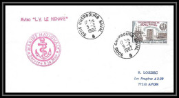 7553 Aviiso Lieutenant De Vaisseau Le Henaff 1982 Poste Navale Militaire France Lettre (cover)  - Naval Post