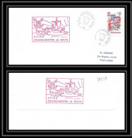 7559 Aviso Second Maitre Le Bihan 1980 Poste Navale Militaire France Lettre (cover)  - Posta Marittima