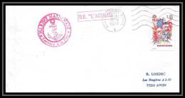 7548 Escorteur Rapide L'Agenais 1980 Poste Navale Militaire France Lettre (cover)  - Posta Marittima