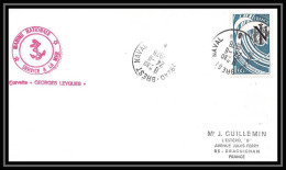 7551 Corevette Georges Leygues (fregate) 1978 Poste Navale Militaire France Lettre (cover)  - Poste Navale