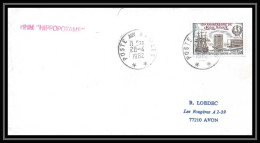 7524 Remorqueur De Haute Mer Hippopotame 1982 Poste Navale Militaire France Lettre (cover)  - Poste Navale