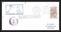 7522 Fregate Lance Missile Duquesne 1980 Poste Navale Militaire France Lettre (cover)  - Posta Marittima