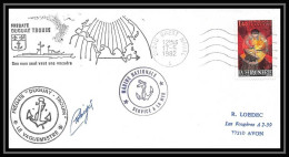 7542 Fregate Duguay Trouin 1982 Signe (signed Autograph) Poste Navale Militaire France Lettre (cover)  - Posta Marittima