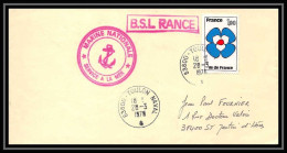 7494 Toulon Bsl France 1978 Poste Navale Militaire France Lettre (cover)  - Correo Naval