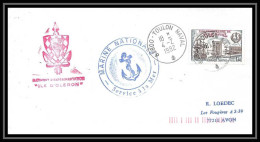 7496 A610 Batiment D'experimentation Ile D'oleron 1982poste Navale Militaire France Lettre (cover)  - Correo Naval