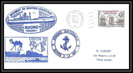 7492 Orion 82 Batiment De Soutien Logistique 1982poste Navale Militaire France Lettre (cover)  - Naval Post