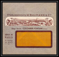 7472 Enveloppe Illustree Baumann Colombier Fontaine Bouds Neuve France Lettre (cover) TB Etat - 1900 – 1949