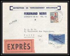 7459 Express Poste Aa©rienne (pa) Noratlas Bleu S Bleu Express 1965 France Lettre (cover) TB Etat - 1921-1960: Période Moderne