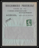 7390 Enveloppe Illustree Bouchonnerie Provencale Auriol Bouches-du-Rhone Semeuse France Lettre (cover) TB Etat - 1921-1960: Période Moderne