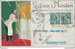 Bo750 Cartolina  Pubblicitaria Sampierdarena  Smalto Vernelios 1915 - Reclame