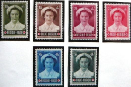 (dcbpf-340)   Josephine-Charlotte -  Croix Rouge - Rode Kruis      OBP  912-17    MNH - Unused Stamps