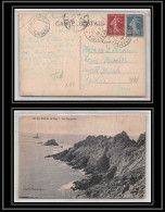 9288 N°140 Semeuse 25c + 189 Pointe Du Raz Finistere Pour Gaillac Tarn Societe Generale 1926 France Carte Postcard - 1921-1960: Moderne