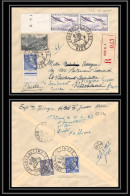 9254 N°540 Affranchissement Compose Journee Du Timbre 1942 Nice Recommande Cover - Commemorative Postmarks