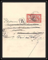 9160 Entete Tribunal Nancy 1902 N°119 Merson 40c Retour 4778 France Lettre Recommande Cover - 1877-1920: Semi-moderne Periode