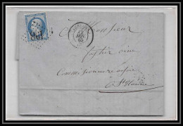 9052 LAC N°22 Napoleon 20c Gc 198 Aubenas Ardeche St Etienne Loire France Lettre - 1849-1876: Période Classique