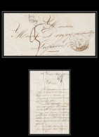 9002 Lac St Andre De Cubzac Gironde 1848 Pour Lesparre Elections Marque Postale France Lettre Cover - 1801-1848: Precursors XIX