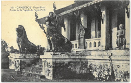 CPA PNOM PENH - Entrée De La Pagode Du Pnom-Penh - Coll. Dieulefils , Hanoi N°1611 - Cambodge