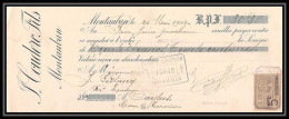 8898 Montauban Tarn-et-Garonne Couderc 1902 5c Entete Commercial Timbre Fiscal Effet De Commerce Fiscaux Sur Document - Lettres & Documents