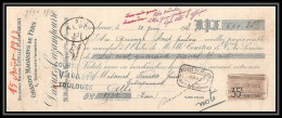 8894 Toulouse Grands Magasins De Fer 1913 35c Entete Commercial Timbre Fiscal Effet Commerce Fiscal Document - Briefe U. Dokumente