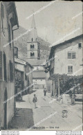 Cf72 Cartolina Martigny Ville Una Rue Svizzera Suisse 1908 - Altri & Non Classificati