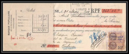 8884 Toulouse Bois Celles 1928 Affranchissement Compose 0f60 Entete Commercial Timbre Fiscal Document - Brieven En Documenten