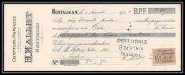 8854 Montauban Tarn Comptoir Agricole Mallet 1903 5c Entete Commercial Timbre Fiscal Effet Commerce Document - Brieven En Documenten