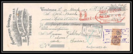 8858 Toulouse Haute-Garonne Cambon 1929 15c Entete Commercial Timbre Fiscal Effet De Commerce Fiscaux Sur Document - Brieven En Documenten