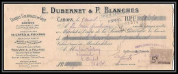 8857 Denrees Coloniales Cahors Lot 1903 5c Entete Commercial Timbre Fiscal Effet De Commerce Fiscaux Sur Document - Covers & Documents