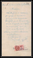 8826 Charensac ? 1937 1F Timbre Fiscal Fiscaux Sur Document - Briefe U. Dokumente