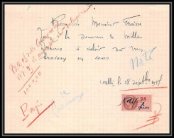 8823 Albi Tarn 1f 1937 Timbre Fiscal Fiscaux Sur Document - Briefe U. Dokumente
