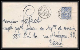 8692 DEVANT N 78 SAGE NOIRETABLE LOIRE Tb France Lettre (cover) - 1877-1920: Semi-moderne Periode