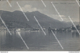 Cb637 Cartolina Omegna Panorama Provincia Di Verbania Piemonte 1918 - Biella