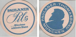 5000812 Bierdeckel Rund - Paulaner ... Münchens Schönste Blume - Beer Mats