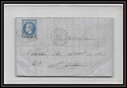 8451 LAC Saint Martin L'inferieur 1868 N 29 Napoleon 20c GC 2448 Montelimar Drome St Etienne Loire France Lettre - 1849-1876: Klassik