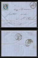 8363 LAC La Ganille = Boite Rurale B 1869 Bureau De Passe 2565 Cad Type 16 N 29 GC 1256 Cunlhat Puy-de-Dome St Etienne L - 1849-1876: Klassieke Periode