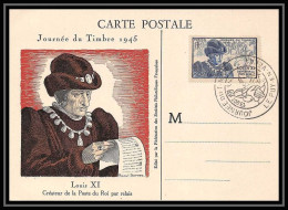 9961 N°743 Journée Du Timbre 1945 Le Puy En Velay France Carte Maximum Card - 1940-1949