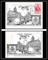 9955 N°779 Journée Du Timbre 1947 Essonnes France Fdc Premier Jour Carte Maximum Card - 1940-1949