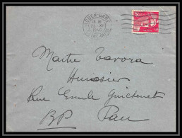 9727 N°716 Gandon Rouen Gare 1946 Pour Pau France Lettre Cover - 1921-1960: Période Moderne