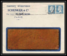 9660 Entete Schenker N°176 Pasteur Paire Paris France Lettre Cover - 1921-1960: Modern Tijdperk