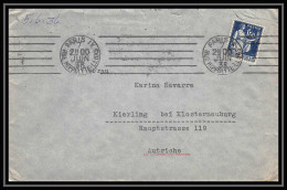 9673 N°288 Paix Krag Paris Hippolyte 6 Traits Kierling Austria Autriche 1936 France Seul Sur Lettre Cover - 1921-1960: Moderne