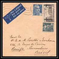 9593 Par Avion 777 Nancy Gandon Pour Recife Bresil Brazil France Lettre Cover - 1960-.... Covers & Documents