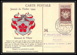 9578 N°668 Journee Du Timbre 1944 Le Havre France Carte Postale Postcard - Commemorative Postmarks