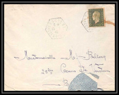 9529 N°694 Dulac Escosse Pyrénées-Atlantiques 1946 France Seul Sur Lettre Cover - 1921-1960: Modern Period