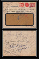 9542 Delais De Garde Expire Entete Cie Parisienne D Electricite 1942 Affranchissement Compose Petain France Lettre Cover - 1921-1960: Modern Period