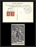 9501 N°515 Paire Petain 1942 Exposition La Petite Poste A Paris France Carte Postale Postcard - Gedenkstempel