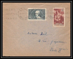 9438 N°381 Chomeurs Intellectuels Jacques Callot + 386 Krag Arras Pas De Calais 1939 France Lettre Cover - 1921-1960: Modern Period